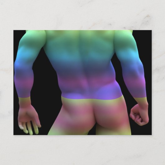 Gay Liebe Postkarte (Vorderseite)