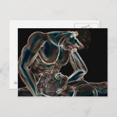 Gay-Liebe Postkarte (Vorne/Hinten)