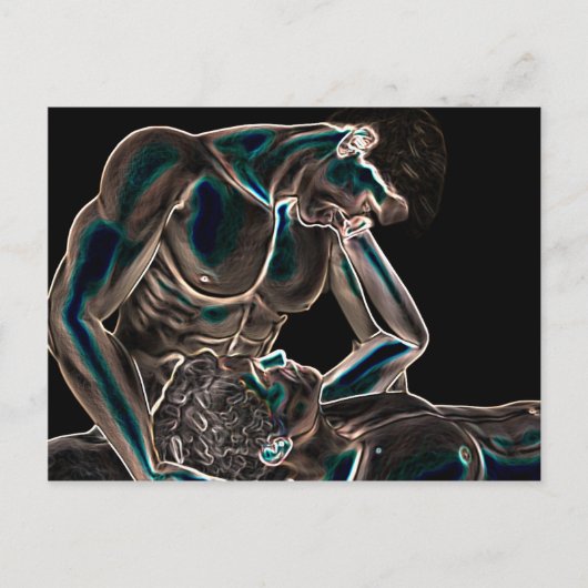 Gay-Liebe Postkarte (Vorderseite)