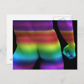 Gay Liebe Rainbow Postkarte (Vorne/Hinten)