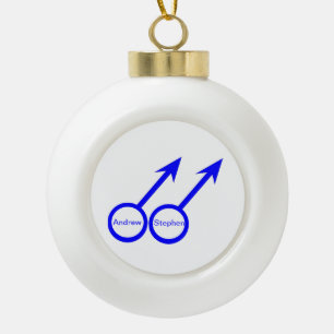 Gay Liebhaber individueller Ornamente
