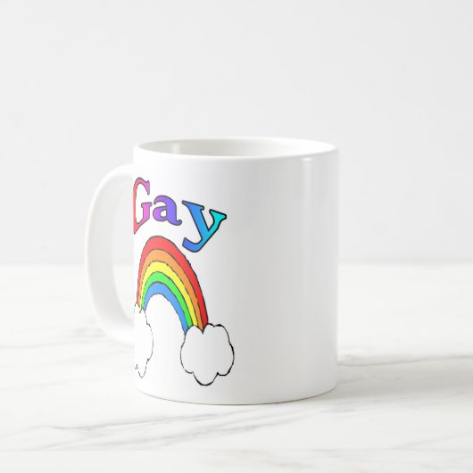 Gay Logo Kaffeetasse (Vorderseite Links)