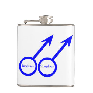 Gay Lovers Anpassbare Flasche Flachmann