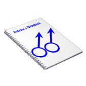 Gay Lovers Anpassbare Notebooks Notizblock (Rechte Seite)