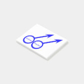 Gay Lovers Anpassbare Post es notiert Pad Post-it Klebezettel (angewinkelt)
