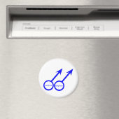 Gay Lovers Anpassbares Magnet (In Situ (Geschirrspüler))