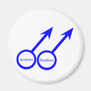 Gay Lovers Anpassbares Magnet