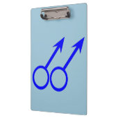 Gay Lovers Clipboard Klemmbrett (Links)