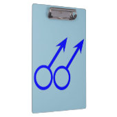 Gay Lovers Clipboard Klemmbrett (Rechts)