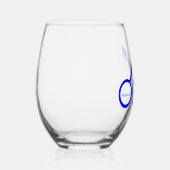 Gay Lovers individuell anpassbar Weinglas Ohne Stiel (Rechts)