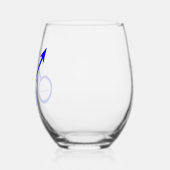 Gay Lovers individuell anpassbar Weinglas Ohne Stiel (Links)