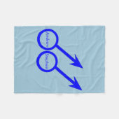 Gay Lovers - individuelle Fleece Blanket (Vorderseite (Horizontal))