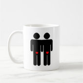 Gay Lovers Kaffeetasse (Links)