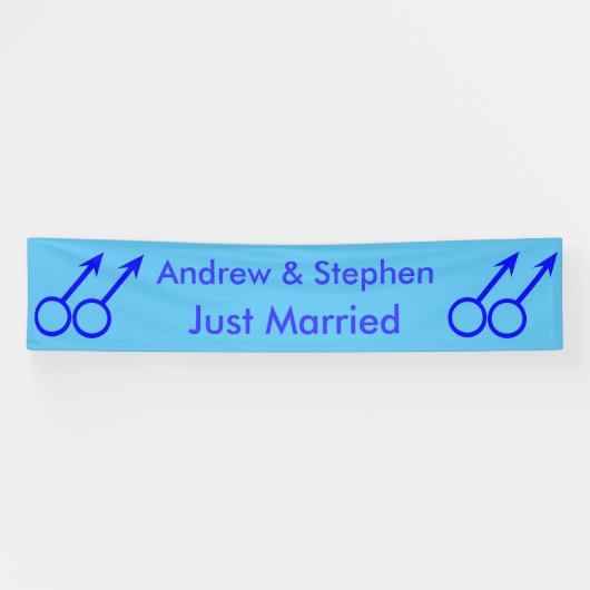Gay Lovers Personalisiert Banner (Horizontal)
