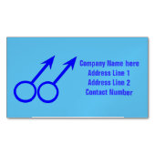 Gay Lovers Personalisierte Visitenkartenmagnete Magnetische Visitenkarte (Vorderseite)