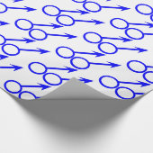 Gay Lovers Wrapping Paper Geschenkpapier (Ecke)