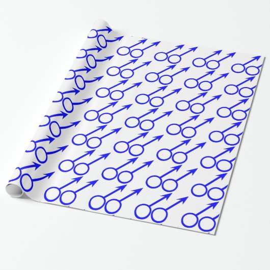 Gay Lovers Wrapping Paper Geschenkpapier (Ungerollt)