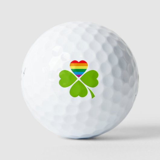 Gay Lucky Clover Golfball (Vorderseite)