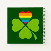 Gay Lucky Clover Notizblock (Rückseite)