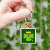 Gay Lucky Clover Schlüsselanhänger (Hand)