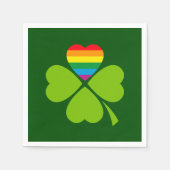 Gay Lucky Clover Serviette (Vorderseite)