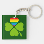 Gay-Lucky-Klee Schlüsselanhänger (Rückseite)