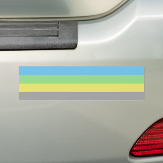 Gay Male Alternative Pride Flag Autoaufkleber (Auf Auto)