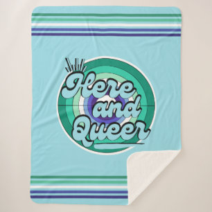 Gay Male Flag: LGBTQ - Hier und Que Sherpadecke