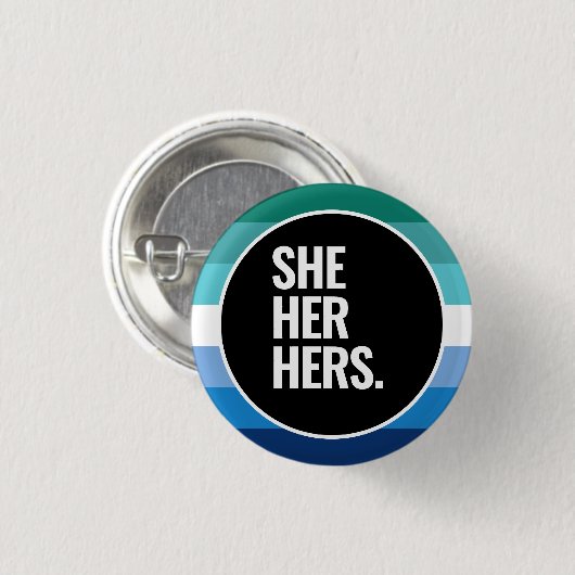 Gay Male Pride Button (Vorne & Hinten)