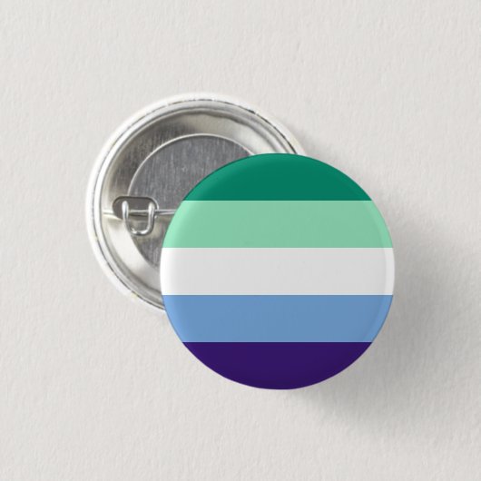 Gay Male Pride Button (Vorne & Hinten)