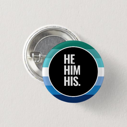 Gay Male Pride Button (Vorne & Hinten)