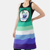 Gay Male Pride Cat - Seien Sie selbst Schürze (InSitu)