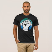 Gay Male Pride Faust T - Shirt (Vorne ganz)