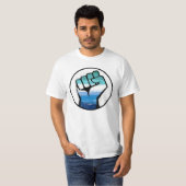 Gay Male Pride Faust T - Shirt (Vorne ganz)