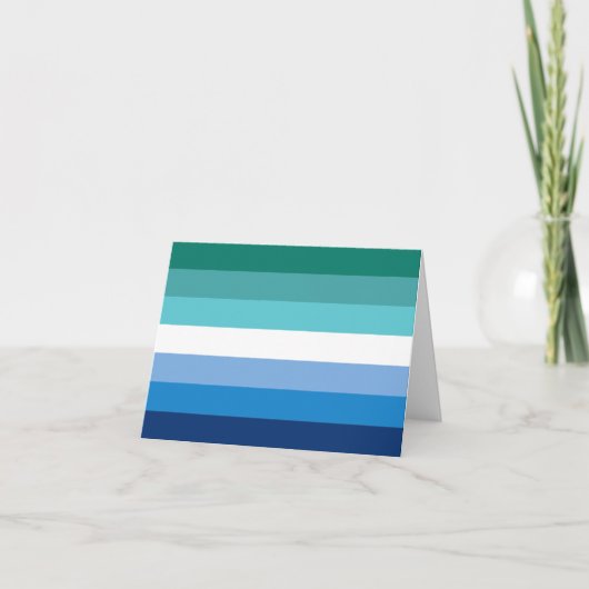Gay Male Pride Flag Ankündigung (Vorderseite)