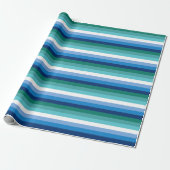 Gay-Male-Pride-Flag (Azurblau) Geschenkpapier (Ungerollt)