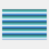 Gay Male Pride Flag (Azurblau) Geschenkpapier Set (Vorderseite 2)