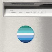 Gay Male Pride Flag (Azurblau) Magnet (In Situ (Geschirrspüler))