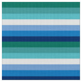 Gay-Male-Pride-Flag (Azurblau) Stoff (Nahaufnahme)