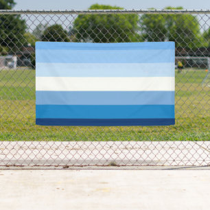Gay-Male-Pride-Flag (blau) Banner