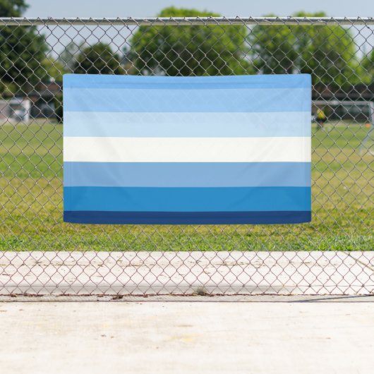 Gay-Male-Pride-Flag (blau) Banner (Insitu)