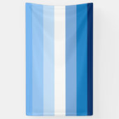 Gay-Male-Pride-Flag (blau) Banner (Vertikal)