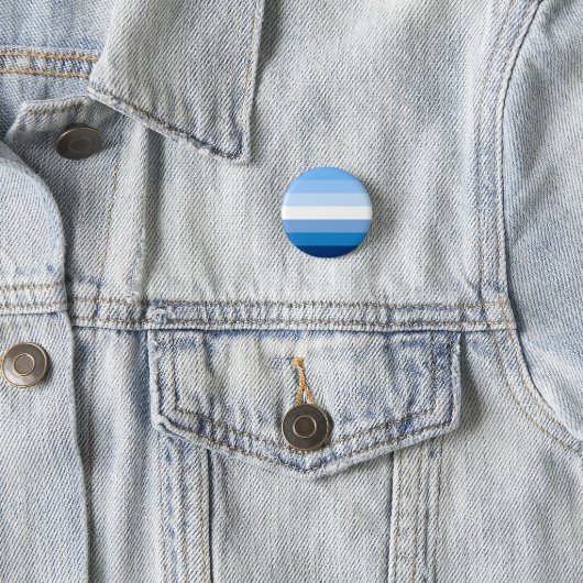 Gay Male Pride Flag (blau) Button (Beispiel)