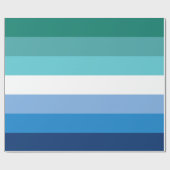 Gay Male Pride Flag Geschenkpapier (Flach)