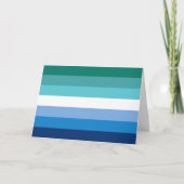 Gay Male Pride Flag Karte (Vorderseite)