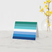 Gay Male Pride Flag Karte (Gelbe Blume)
