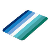 Gay Male Pride Flag Magnet (Linke Seite)