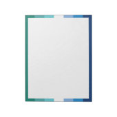 Gay Male Pride Flag Notizblock (Rotiert)