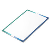 Gay Male Pride Flag Notizblock (angewinkelt)