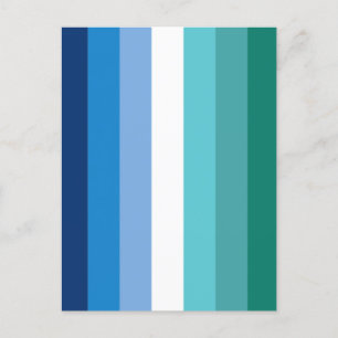 Gay Male Pride Flag Postkarte